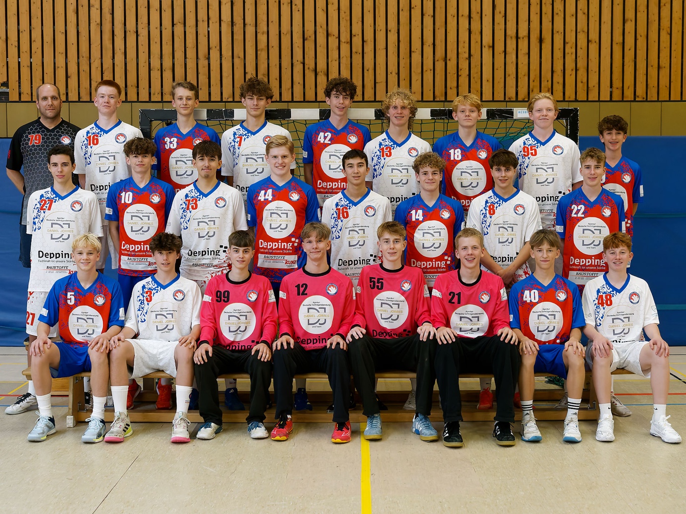 1. Mannschaft der männlichen B-Jugend